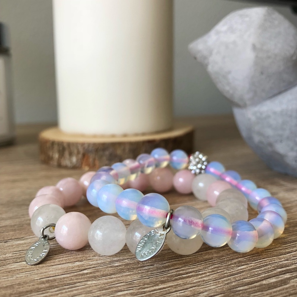 • Buy 1, get 1 FREE • Gemstone bracelet set